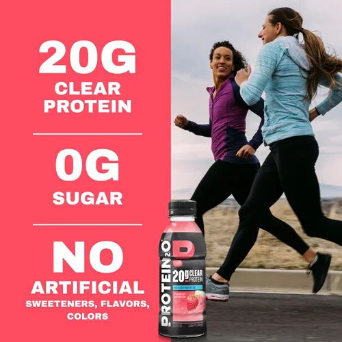 Vista 3 de Protein2o - Bebida proteínica con electrolitos, 12 botellas de 17 onzas fluidas cada una (peso neto), total de 203 onzas fluidas