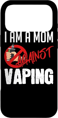 Vista 22 de iPhone 16 I'm A Mom Against Vaping Vaper's Club Vape Case