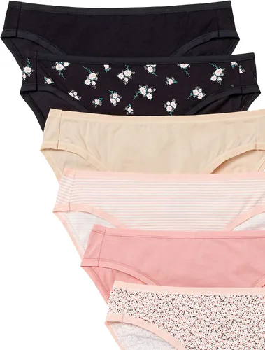Vista 5 de Tienda Essentials Women's Cotton Bikini Brief Underwear (Available in Plus Size), Multipacks