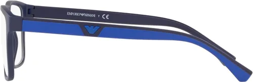 Vista 4 de Emporio Armani Montura para gafas graduadas Ea4115 para hombre con dos clips intercambiables para el sol rectangulares