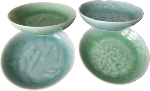 Vista 10 de Celadon - Plato pequeño de condimentos de 3.5 pulgadas, plato de vinagre