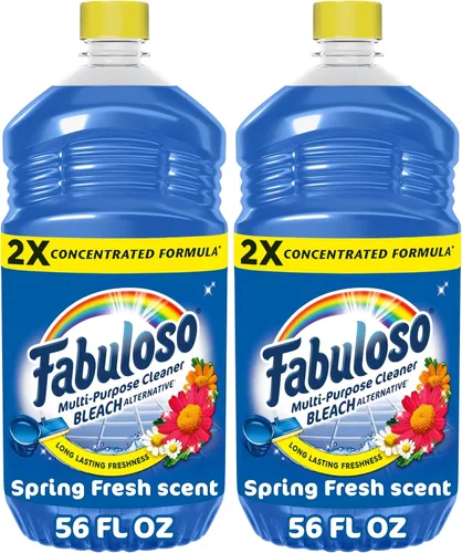 Vista 12 de Fabuloso Limpiador multiusos y limpiador de suelos, concentrado 2 veces, aroma a lavanda, 56 onzas líquidas