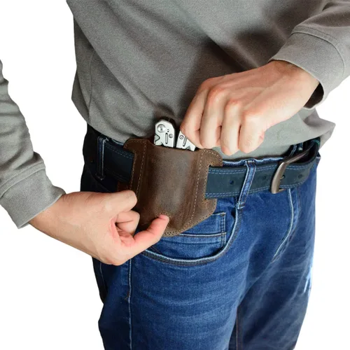 Vista 2 de Hide & Drink, Soporte multiherramienta para cinturón, funda de herramientas para cintura, juego de cuchillos de bolsillo, accesorios