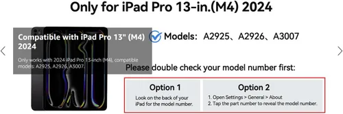 Vista 2 de AUSDOM Funda para iPad Pro de 11 pulgadas con teclado (M5/M4, 2025/2024), funda de teclado para iPad Pro de 11 pulgadas (M4) con soporte magnético