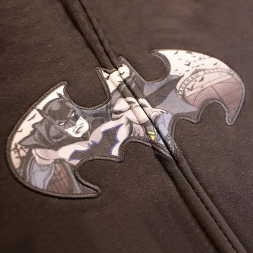 Vista 2 de DC Comics Super Hero Batman Logo - Sudadera con capucha para niño