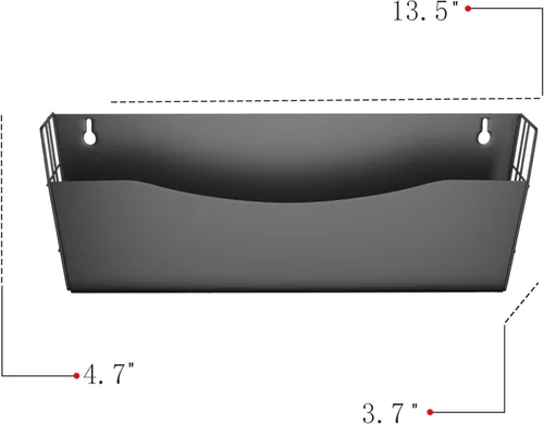 Vista 7 de Organizador magnético de cocina para refrigerador, organizador de especias, estante magnético de metal para máquina waching, estante magnético