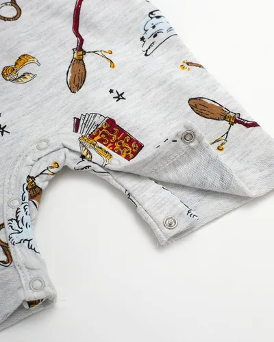 Vista 10 de Harry Potter Conjunto de camiseta y mameluco corto para bebés, ropa de bebé