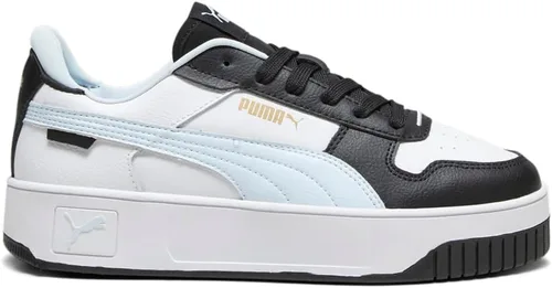 Vista 3 de Tenis Puma Carina Street para mujer Puma Black-puma Negro-oro rosa-puma Blanco