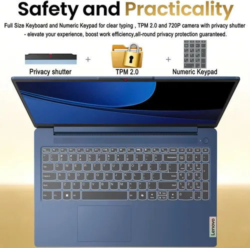Vista 5 de Lenovo Portátil empresarial de 16", 32 GB de RAM, SSD de 1 TB, Intel 8-Core