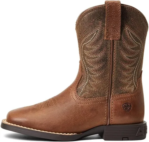 Vista 4 de ARIAT Botas unisex Amos Western para niños
