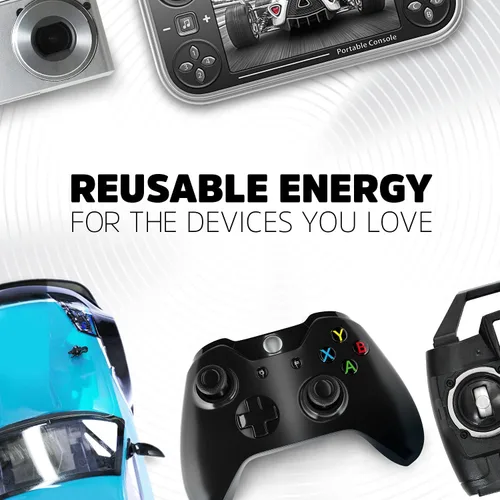 Vista 3 de 4 baterías recargables Energizer AccuRecharge Power Plus AAA 700mAh AAA HR3 NiMH