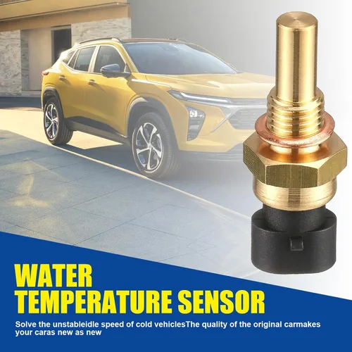 Vista 6 de 1 paquete de sensor de temperatura del motor del coche con enchufe, sensor de temperatura ECT de metal duradero para vehículos, piezas de reemplazo