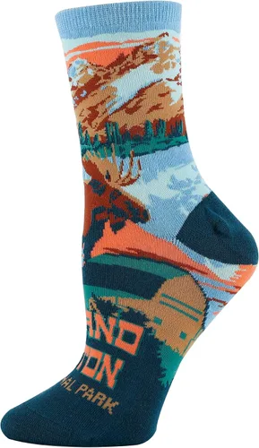 Vista 3 de ooohyeah Women's Funny National Parks Socks, Novelty Cool Crazy Crew Socks Fun Gifts