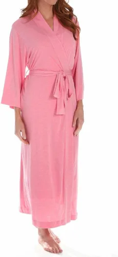 Vista 21 de Natori Shangri La - Bata larga con mangas kimono, bata de baño para mujer Negro