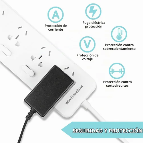 Vista 7 de Adaptador de cargador de fuente de alimentación de 15 V 2 A, cargador de CC en 15 V, fuente de alimentación de 15 V CC, cable de alimentación de CC