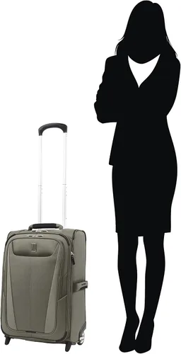 Vista 9 de Travelpro Luggage Maxlite 5 Juego de 2 piezas Bolsa suave y enrollable de 22 pulgadas Verde pizarra