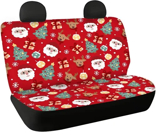 Vista 38 de AFPANQZ Funda protectora para asiento trasero de automóvil, con bandera patriótica estadounidense, solo para asiento trasero de automóvil, camión
