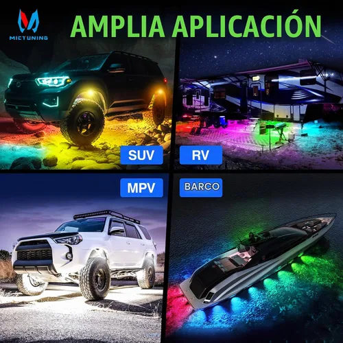 Vista 8 de MICTUNING C2+ RGB+IC - Luces de repuesto para 2 cápsulas (sin controlador)