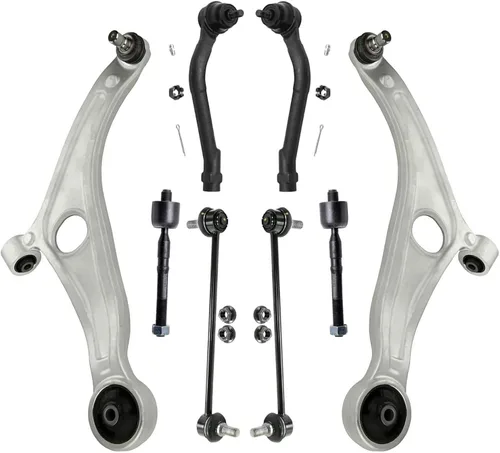 Vista 52 de Detroit Axle - Kit de brazos de control de extremo de 8 piezas para Toyota 2001-2003 Highlander 2002-2003 Camry Lexus ES300, 2 conjuntos de brazos