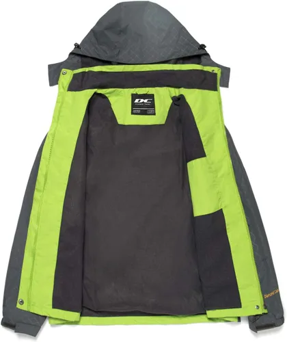 Vista 3 de Chaqueta de lluvia Diamond Candy para mujer, con diseño para senderismo, impermeable y ligera, con capucha