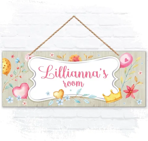 Vista 15 de Letrero personalizado con nombre de niña/niño, letrero decorativo personalizado para dormitorio de niños, tienda de campaña de castillo, Navidad