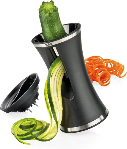 Vista 5 de Küchenprofi K1350001000 Olera Spiralizer para Verduras, 6" H x 3.5" de diámetro, Negro