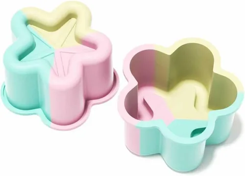 Vista 2 de SOV Mini molde de silicona para tartas, moldes de silicona para tartas, molde para hornear pasteles pequeños de varias cavidades, moldes de silicona