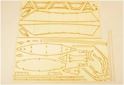 Vista 2 de Kit de modelo de madera de escritorio Dory Boat / YG022 por Young Modeler