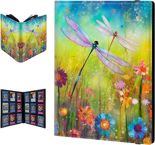 Vista 25 de Carpeta para tarjetas de intercambio, 9 bolsillos para tarjetas intercambiables, 360 bolsillos de doble cara, funda para tarjetas de tamaño Mujeres