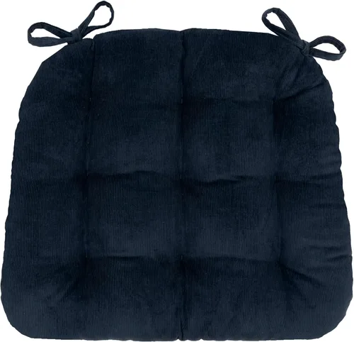 Vista 25 de Barnett Home Decor Almohadillas para silla de comedor con lazos - Bethanne Azul Floral Tamaño Mediano 16.5 x 18 - Cojines para silla Windsor