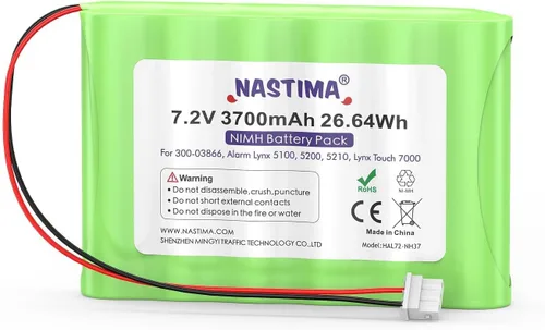 Vista 8 de NASTIMA NIMH Reemplazo de batería para ADT DSC IMPASSA 9057 SCW9055 SCW9057 BH7236-SS 17000145 17000152 Sistema de seguridad inalámbrica