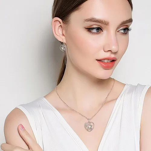 Vista 4 de AEONSLOVE Regalos de elefante para mujer, aretes de elefante de plata de ley 925, joyería de elefante, regalo de elefantes para mujeres, madres