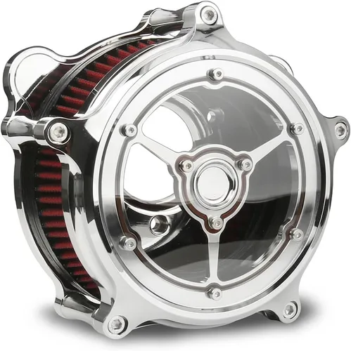 Vista 9 de Para filtro limpiador de aire de motocicleta Harley Davidson Sportster Touring Street Glide Road King Electra Dyna Softail entrada de aire