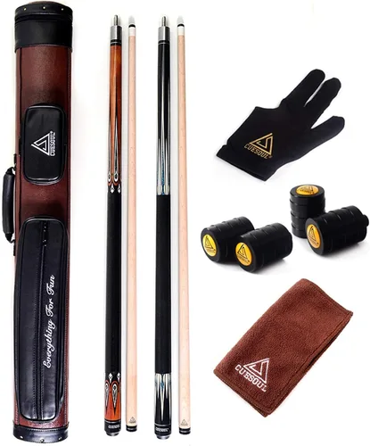 Vista 12 de CUESOUL 19oz Pool Cue Sticks with Hard Pool Cue Case