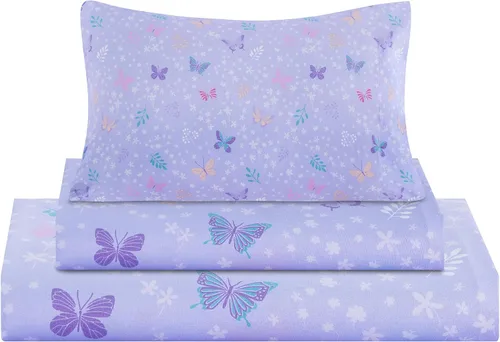 Vista 27 de Viviland 3 Pieces Boys Twin Sheets Set Kids, Baseball Printed Sheets