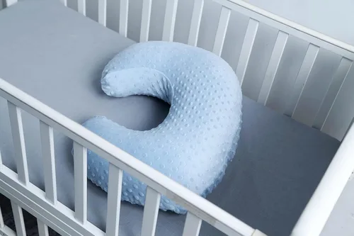Vista 5 de Funda de almohada de lactancia para bebés, fundas de almohada de lactancia para madres lactantes, ajuste ultra suave, almohadas de lactancia Azul