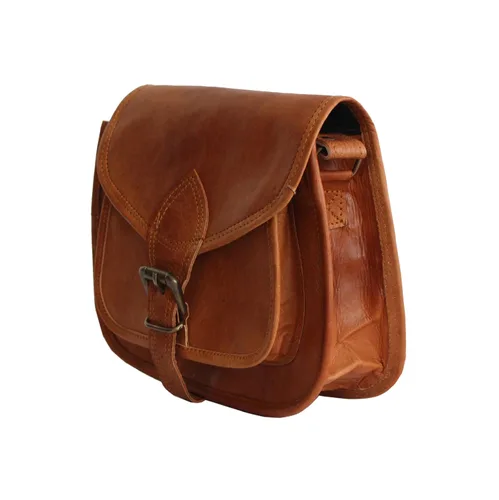 Vista 2 de LUST cartera bandolera de cuero, jipi, para viaje, para iPad, de 9 x 7 pulgadas, para mujer