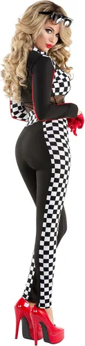 Vista 2 de Starline Racy Racer Sexy Catsuit - Disfraz para mujer