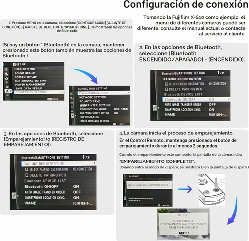 Vista 8 de AODELAN para trípode de cámara Fujifilm con disparador recargable
