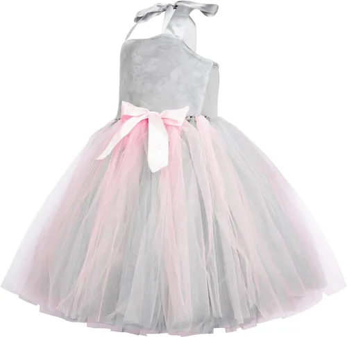 Vista 2 de Tutu Dreams Disfraces de animales de Halloween para niños y niñas de 1 a 10 años, reno, jirafa, tigre con diadema, ropa de disfraces de Halloween