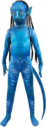 Vista 4 de Disfraz de elastano para niños disfraz de cosplay de Halloween estilo 3D para niños y niñas