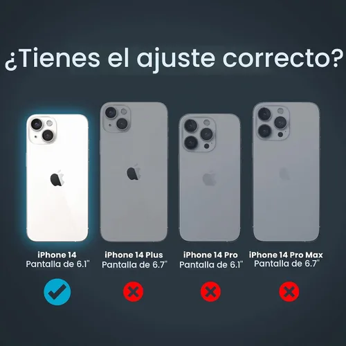 Vista 2 de Speck Funda transparente para iPhone 14 y iPhone 13 - Protección contra caídas, resistente a arañazos y anti-amarillamiento, funda de doble capa