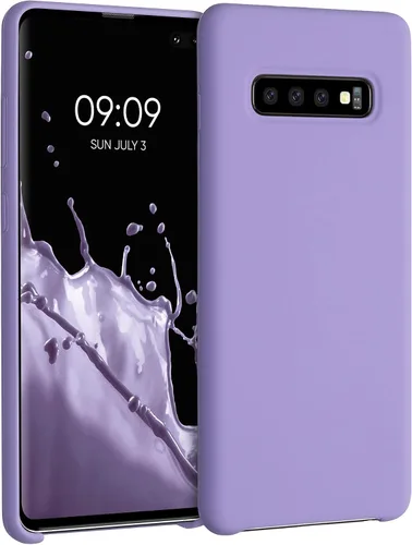 Vista 187 de kwmobile Funda compatible con Samsung Galaxy S9 - Funda de silicona TPU con acabado suave - Blue Reef