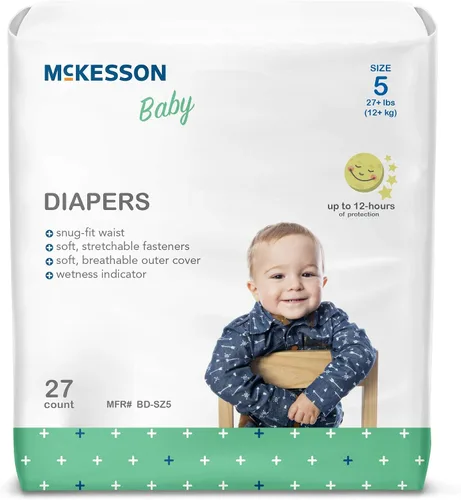 Vista 11 de McKesson Pañales para bebé, talla 1 (8 libras a 14 libras), 20 unidades, 1 paquete