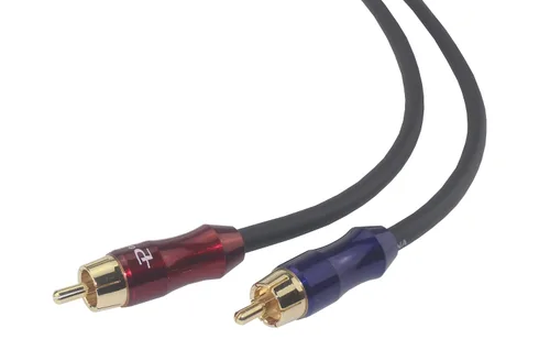 Vista 3 de VKheroKV RCA - Cable divisor de audio macho a conector RCA doble macho - chapado en oro / cable de cobre puro OFC 4n (1.5 pies)
