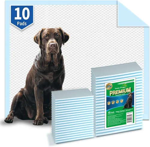 Vista 11 de Almohadillas para orinar para perros, almohadillas de entrenamiento para cachorros, almohadillas desechables mejoradas para control de olores