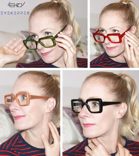 Vista 2 de Eyekepper Paquete de 4 lentes de lectura progresivos multienfoque con bloqueo de luz azul para mujeres sin línea multifocal
