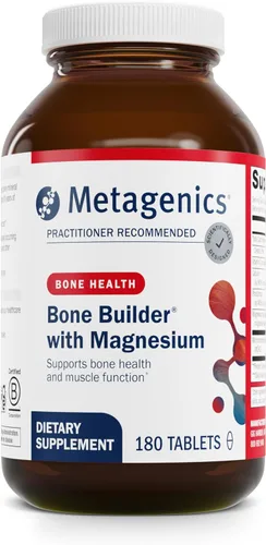 Vista 8 de Metagenics Bone Builder con tabletas de magnesio con calcio, fósforo y vitamina D para ayudar a mantener una densidad ósea saludable - 90 tabletas