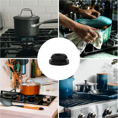 Vista 7 de 8 ojales superiores para estufa de RV, kit de ojales para estufa de RV para Magic Chef y para rejillas de estufa Atwood, ojales de goma negra