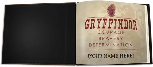 Vista 8 de Harry Potter - Marauder's Map Sketchbook - Contains Personalized Gryffindor Certificate and 5 Blank Parchment Papers - Officially Licensed